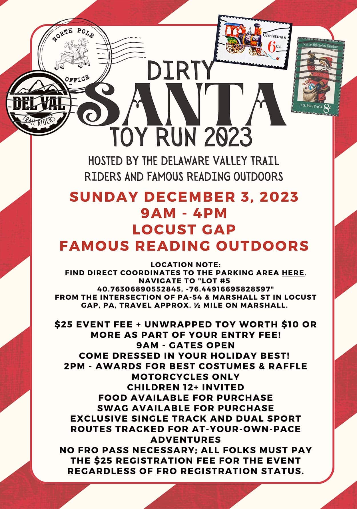 Dirty Santa Toy Run - December 3, 2023