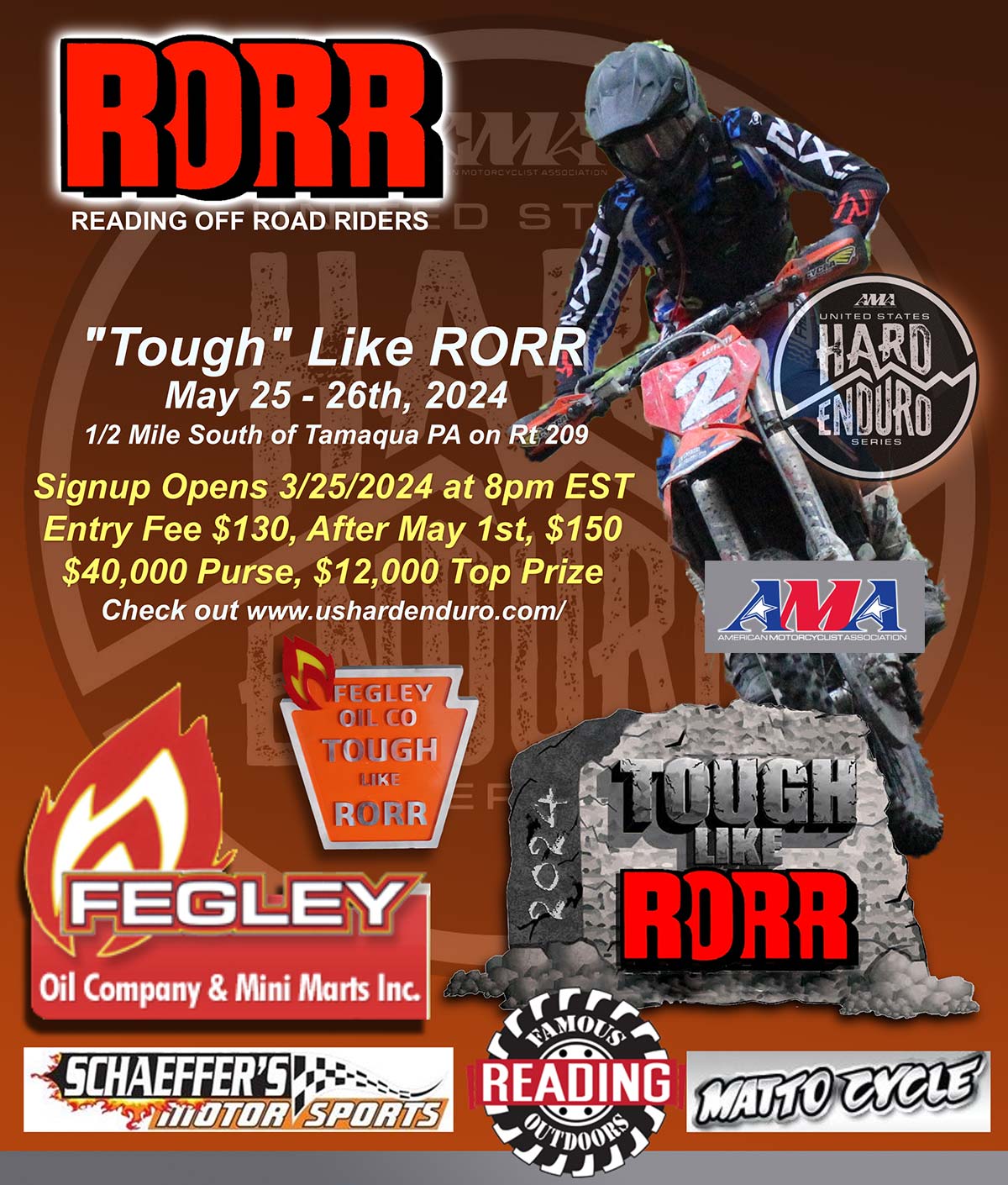 Tough Like RORR 2024 Event - May 25 thru 26th.