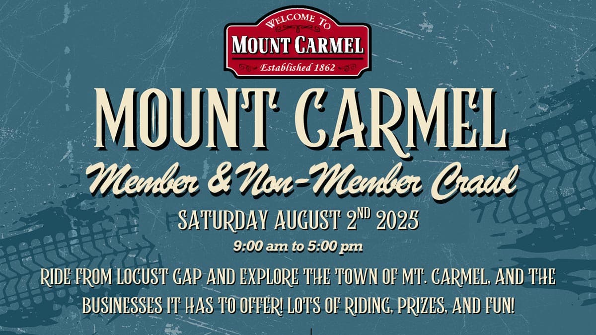 Mount Carmel Crawl | August 2nd 9am to 5pm | Starting at Locust Gap Trailhead | Members & Non-Members