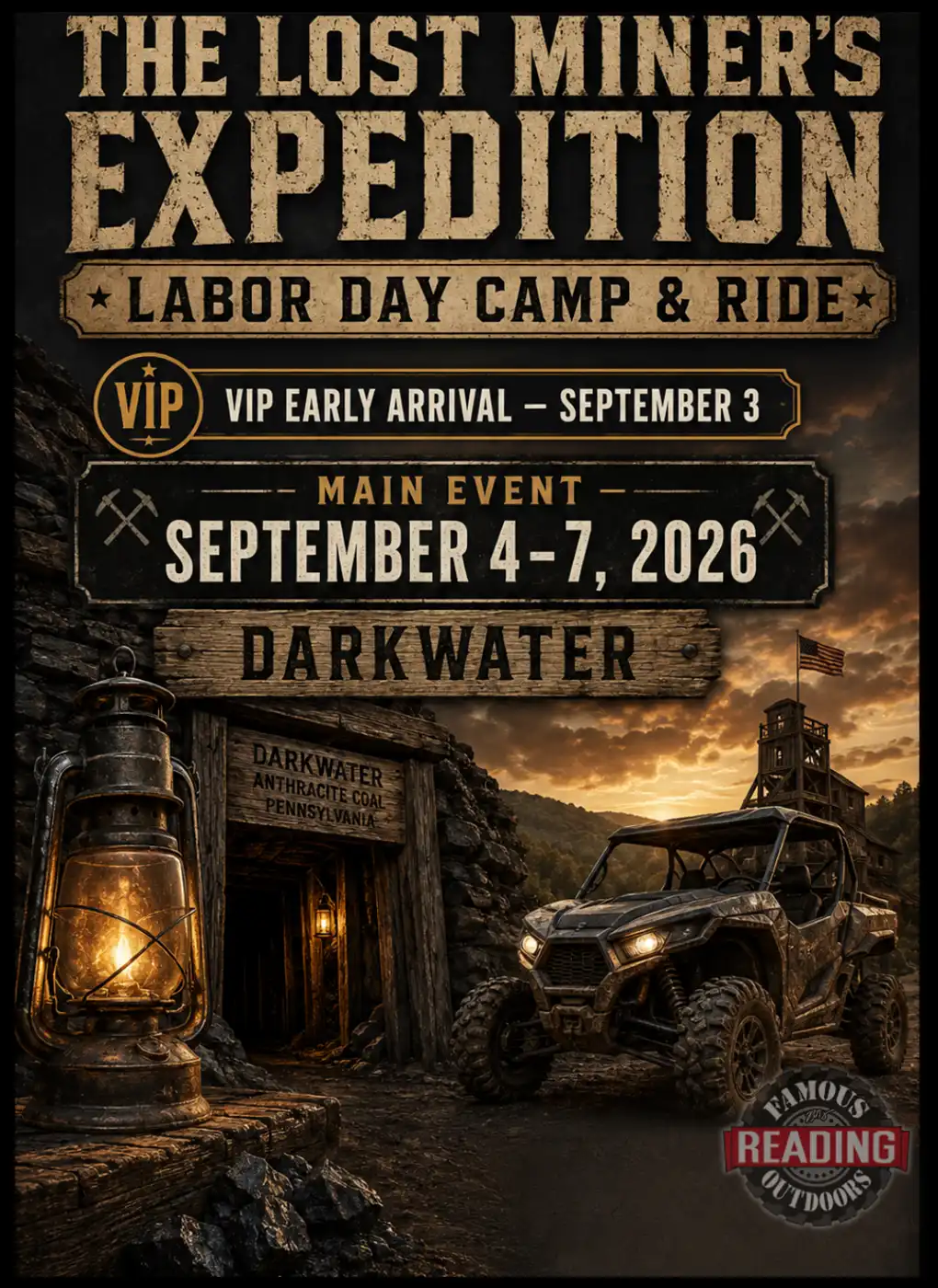 FRO Labor Day CAMP & RIDE | VIP Thursday, September 3rd to Monday, September 7th or Friday, September 4th to Monday, September 7th | Darkwater Trail System | Members & Non-Members