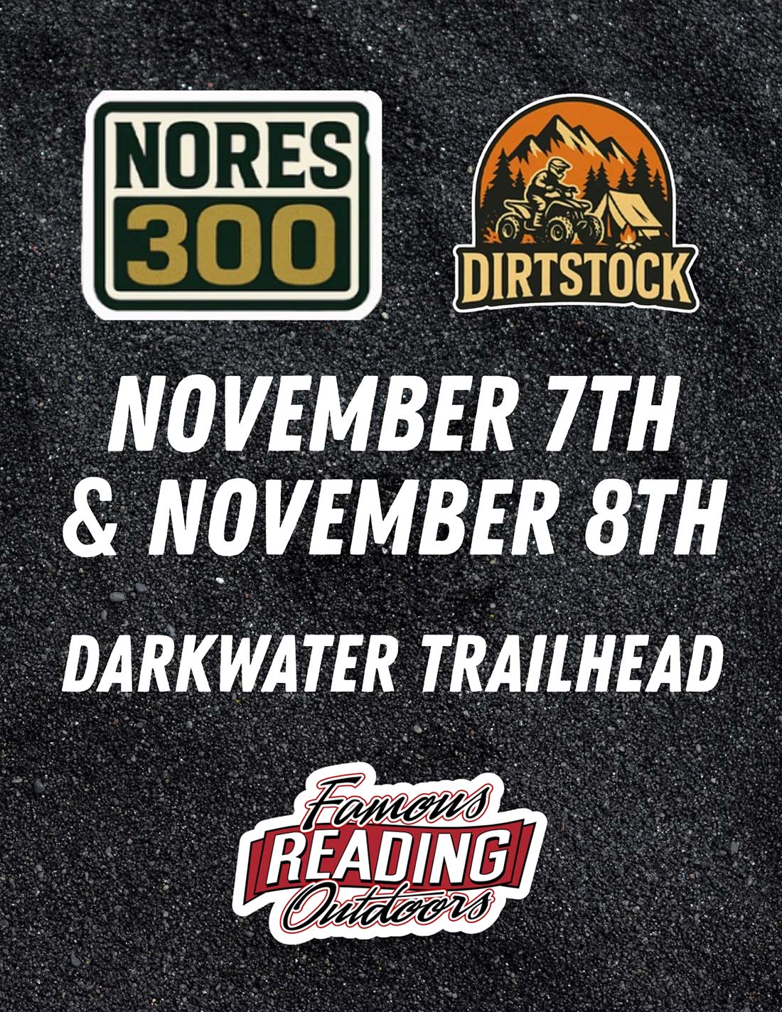 DIRTSTOCK / NORES 300 – 2026 | November 7-8, 2026 | Darkwater Trails