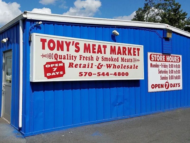 Tony's Meat Market | 17 E North St, Minersville, PA 17954