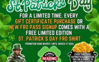 St Patrick's Day Promotion | March 1st thru March 17th