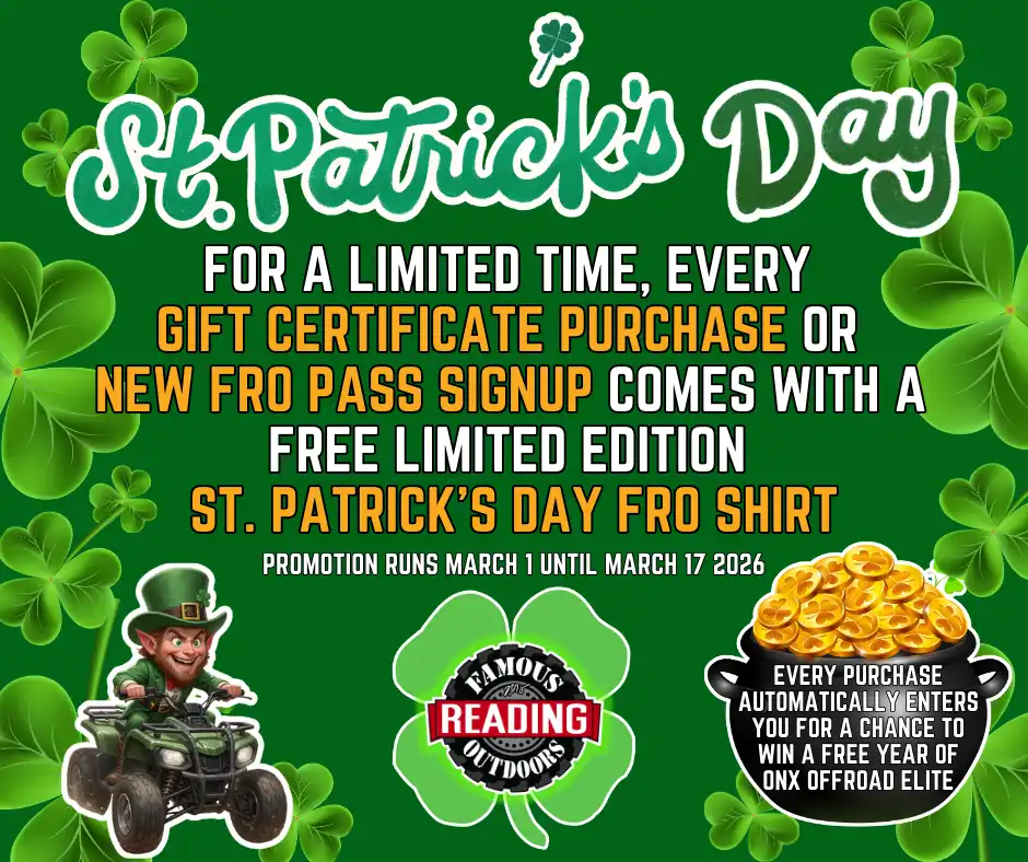 St Patrick's Day Promotion | March 1st thru March 17th