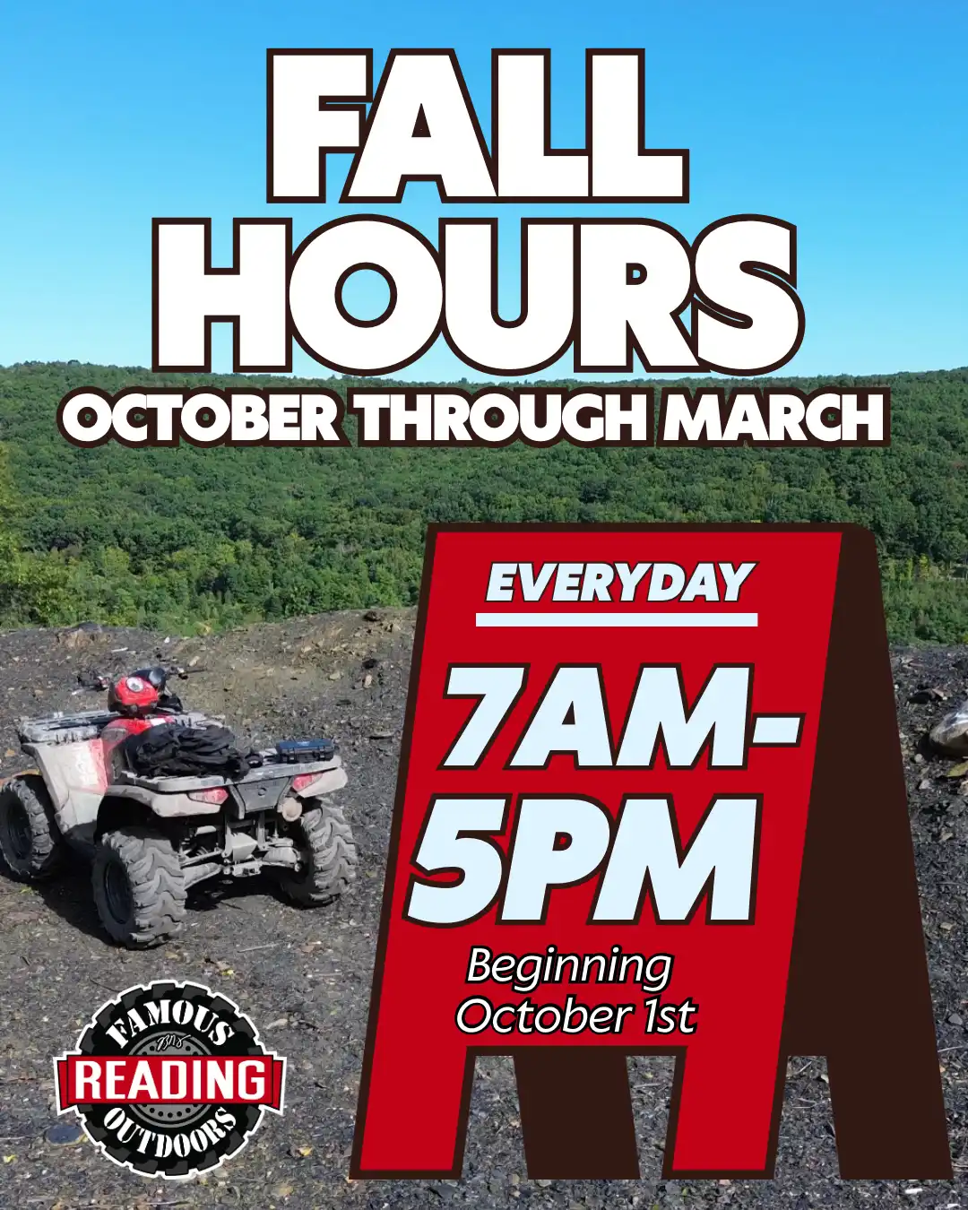 FRO Notice of Seasonal Hours Change