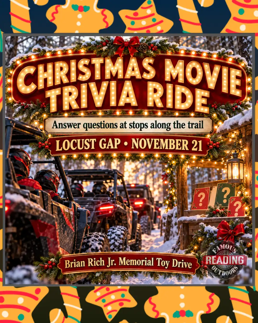 Brian Rich Jr. Memorial Toy Drive — Locust Gap | November 21, 2026